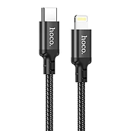 Кабель Hoco X14 Double Speed USB Type-C - Lightning 20w 3a 3м PD сable Black - фото Кабель Hoco X14 Double Speed USB Type-C - Lightning 20w 3a 3м PD сable Black