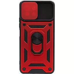 Ударопрочный чехол Camshield Serge Ring for Magnet для Xiaomi Mi 11 Lite Красный - миниатюра 3