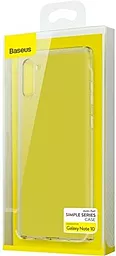 Чехол Baseus Simple Samsung N970 Galaxy Note 10 Transparent (ARSANOTE10-02) - миниатюра 2