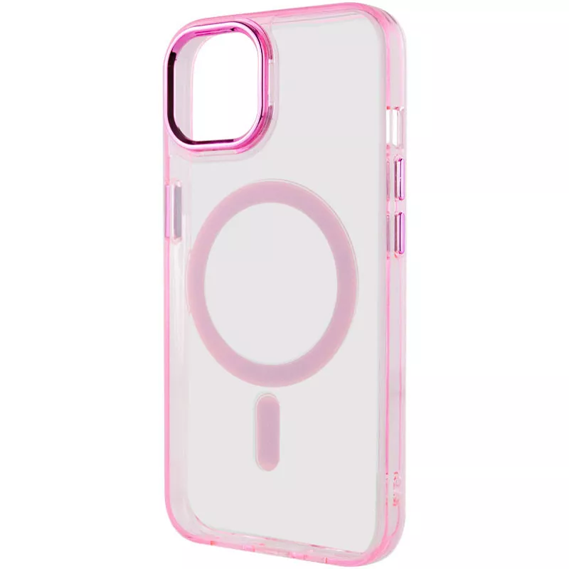 Чехол Epik Iris with MagSafe для Apple iPhone 14 Pink - фото 3