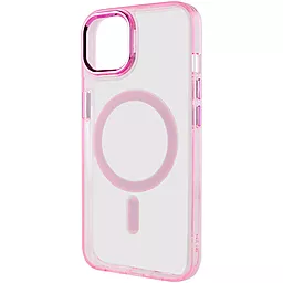 Чехол Epik Iris with MagSafe для Apple iPhone 14 Pink - миниатюра 3 Чехол Epik Iris with MagSafe для Apple iPhone 14 Pink - миниатюра 3