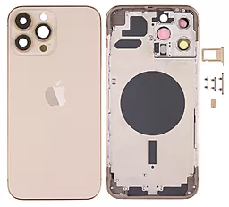 Корпус Apple iPhone 13 Pro Max (версия EU) Original PRC Gold - фото Корпус Apple iPhone 13 Pro Max (версия EU) Original PRC Gold