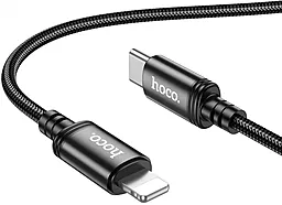 USB PD Кабель Hoco X89 Wind 20W USB Type-C - Lightning Cable Black