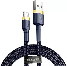 USB Кабель Baseus Kevlar 2M Lightning Cable Gold/Blue (CALKLF-CV3)