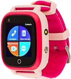 Смарт-часы AmiGo GO005 4G WIFI Thermometer Pink - миниатюра 5