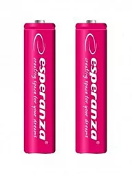 Аккумулятор Esperanza AAA / R03 Ni-MH 1000mAh (EZA101R) 2шт Red