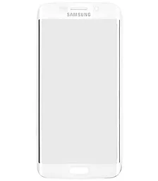 Корпусное стекло дисплея Samsung Galaxy S6 Edge G925F White
