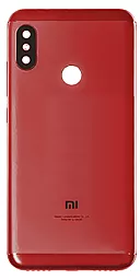 Задняя крышка корпуса Xiaomi Mi A2 Lite / Redmi 6 Pro со стеклом камеры Red