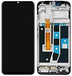 Дисплей Oppo A54s с тачскрином и рамкой, Black