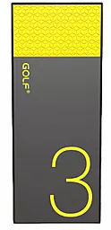 Повербанк GOLF Hive3 3000mAh Black/Yellow - фото Повербанк GOLF Hive3 3000mAh Black/Yellow