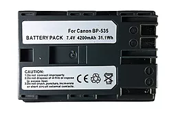 Аккумулятор для видеокамеры Canon BP-535 (4200 mAh)