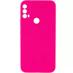 Чехол Lakshmi Silicone Cover Full Camera для Motorola Moto E40 Barbie Pink
