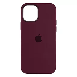 Чехол Silicone Case Full для Apple iPhone 12, iPhone 12 Pro Plum