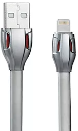 Кабель Remax Laser Cobra USB-A - Lightning 12w 2.4a 1м cable Silver/Grey/Black (RC-035i) - фото Кабель Remax Laser Cobra USB-A - Lightning 12w 2.4a 1м cable Silver/Grey/Black (RC-035i)