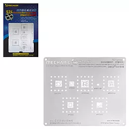 BGA трафарет (для реболлинга) Mechanic S24-89 MTK series power supply - фото BGA трафарет (для реболлинга) Mechanic S24-89 MTK series power supply