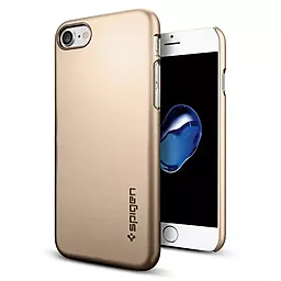 Чохол Spigen Thin Fit для Apple iPhone SE 2022/2020, iPhone 8, iPhone 7 Champagne Gold (042CS20732)