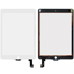 Сенсор (тачскрин) Apple iPad Air 2 (A1566, A1567) White - фото Сенсор (тачскрин) Apple iPad Air 2 (A1566, A1567) White