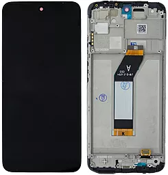 Дисплей Xiaomi Redmi 10 Prime 2021 з тачскріном і рамкою, оригінал, Black
