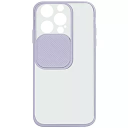 Чехол Camshield mate TPU со шторкой для камеры для Apple iPhone 13 Pro (6.1") Сиреневый
