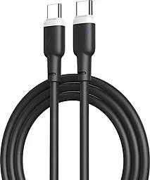 Кабель XO NBQ208B USB Type-C - Type-C 60w 3a 1м PD cable Black