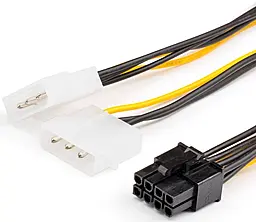 Кабель (шлейф) Atcom Video Power 8pin to 2molex (8604) - фото Кабель (шлейф) Atcom Video Power 8pin to 2molex (8604)