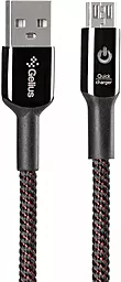 USB Кабель Gelius Pro Smart micro USB Cable Black (GP-U08m)