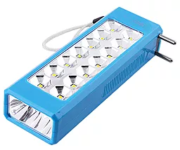 Фонарик аккумуляторный Yajia YJ-1018 TP (3LED+14SMD) - фото Фонарик аккумуляторный Yajia YJ-1018 TP (3LED+14SMD)