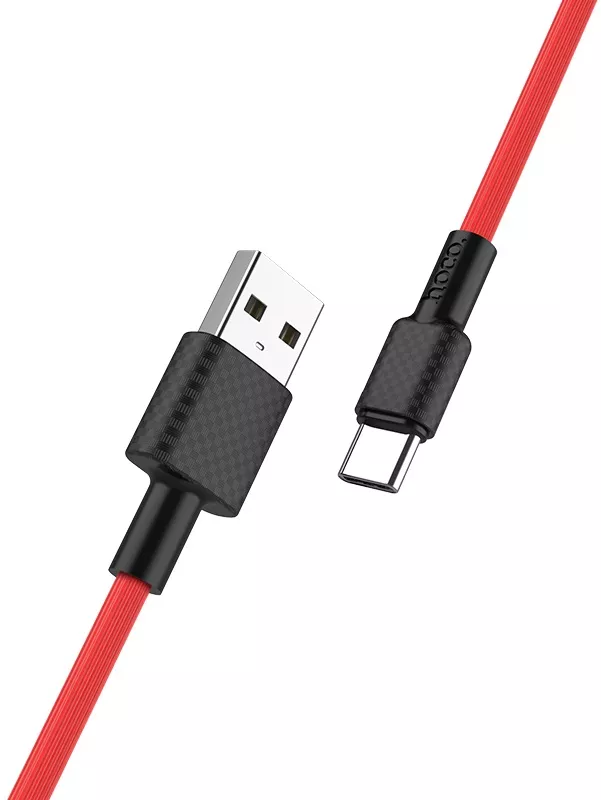 Кабель Hoco X29 Superior Style USB-A - Type-C 10w 1м cable Red - фото 2