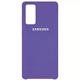Чехол Epik Silicone Cover (AAA) Samsung G780 Galaxy S20 FE Elegant Purple