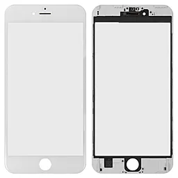 Корпусне скло дисплея Apple iPhone 6S Plus (з OCA плівкою) with frame White - фото Корпусне скло дисплея Apple iPhone 6S Plus (з OCA плівкою) with frame White