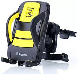 Держатель Remax RM-C03 Black / Yellow - фото Держатель Remax RM-C03 Black / Yellow