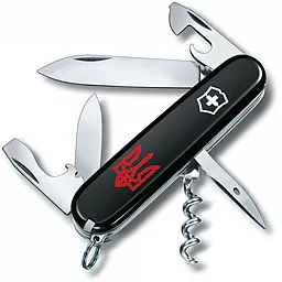 Мультитул Victorinox Spartan Ukraine (1.3603.3_T0691u) Black Трезубец плетеный красный - фото Мультитул Victorinox Spartan Ukraine (1.3603.3_T0691u) Black Трезубец плетеный красный