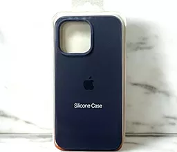 Чохол Silicone Case Full для Apple iPhone 13 Pro Max Midnight Blue - мініатюра 2 Чохол Silicone Case Full для Apple iPhone 13 Pro Max Midnight Blue - мініатюра 2