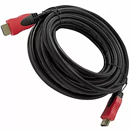 Видеокабель 1TOUCH HDMI-HDMI v1.4 4k 30hz 15m red/black - миниатюра 2
