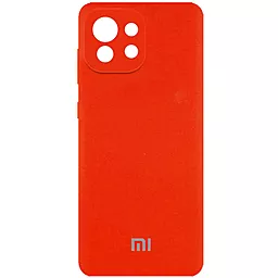 Чехол Epik Silicone Cover Full Camera (AA) для Xiaomi Mi 11 Lite Оранжевый / Neon Orange