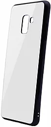 Чехол Intaleo Real Glass Samsung A730 Galaxy A8 Plus 2018 White (1283126484131)