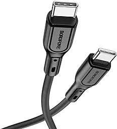 Кабель Borofone BX66 USB Type-C - Type-C 60w 3a 1м PD cable Black - миниатюра 4 Кабель Borofone BX66 USB Type-C - Type-C 60w 3a 1м PD cable Black - миниатюра 4