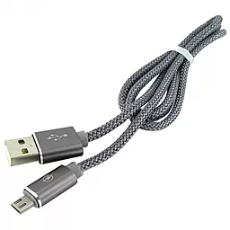 Кабель Walker C740 USB-A - micro USB 12w 2.4a 1м cable Gray - фото Кабель Walker C740 USB-A - micro USB 12w 2.4a 1м cable Gray