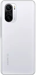 Задняя крышка корпуса Xiaomi Mi 11i со стеклом камеры White - фото Задняя крышка корпуса Xiaomi Mi 11i со стеклом камеры White