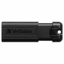 Флешка Verbatim PinStripe USB 3.0 64GB Black (49318) - фото Флешка Verbatim PinStripe USB 3.0 64GB Black (49318)