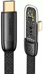 Кабель USB PD Usams Right-angle US-SJ583 20W 1.2M USB Type-C - Lightning Black