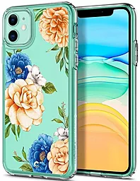Чехол Spigen Ciel для Apple iPhone 11 Blue Floral (076CS27530)