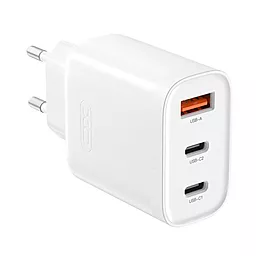 Сетевое зарядное устройство XO L117 45w PD 2xUSB-C/USB-A ports fast charger white
