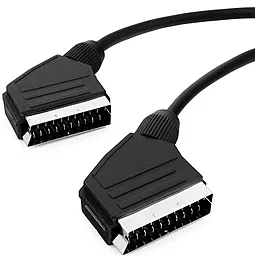 Видеокабель Cablexpert SCART М-М 21-pin 1.8м Black (CCV-518)