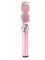 Моноподы, селфи-палки Noosy BR11 Leather with Bluetooth Shutter & Tripod selfie stick Rose Gold - фото Моноподы, селфи-палки Noosy BR11 Leather with Bluetooth Shutter & Tripod selfie stick Rose Gold