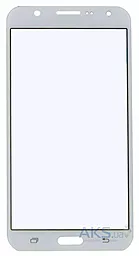 Корпусное стекло дисплея Samsung Galaxy J7 J700H, J700F, J700M 2015 (с OCA пленкой) White
