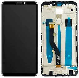 Дисплей Meizu M8 Note, Note 8 (M822) с тачскрином и рамкой, Black - фото Дисплей Meizu M8 Note, Note 8 (M822) с тачскрином и рамкой, Black