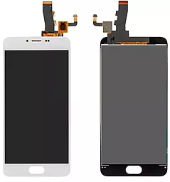 Дисплей Meizu M5, M5 mini с тачскрином, оригинал, White - фото Дисплей Meizu M5, M5 mini с тачскрином, оригинал, White
