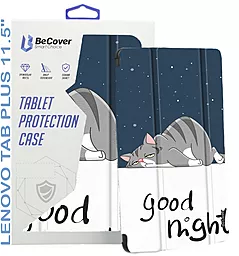 Чехол для планшета BeCover Smart Case для Lenovo Tab Plus 11.5" Good Night (711843) - фото Чехол для планшета BeCover Smart Case для Lenovo Tab Plus 11.5" Good Night (711843)