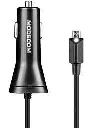 Автомобільний зарядний пристрій Modecom Royal ULU-01 2.4a micro USB cable black (ZT-MC-KULU-01)